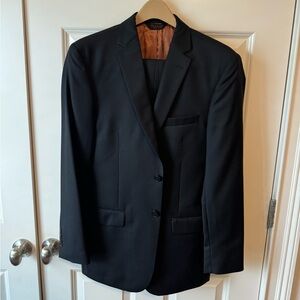Slim Fit Black Jos A Bank Suit